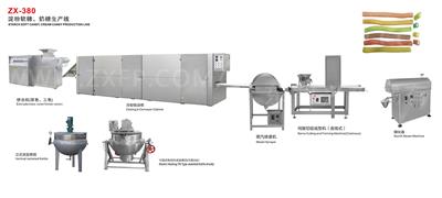 ZX-380 淀粉軟糖、奶糖生產(chǎn)線(xiàn)